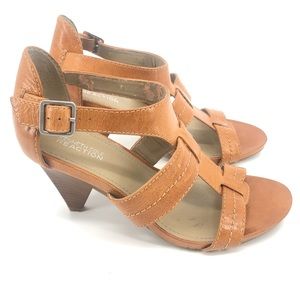 🎈Kenneth Cole Camel Color Sandal Stacked 3"